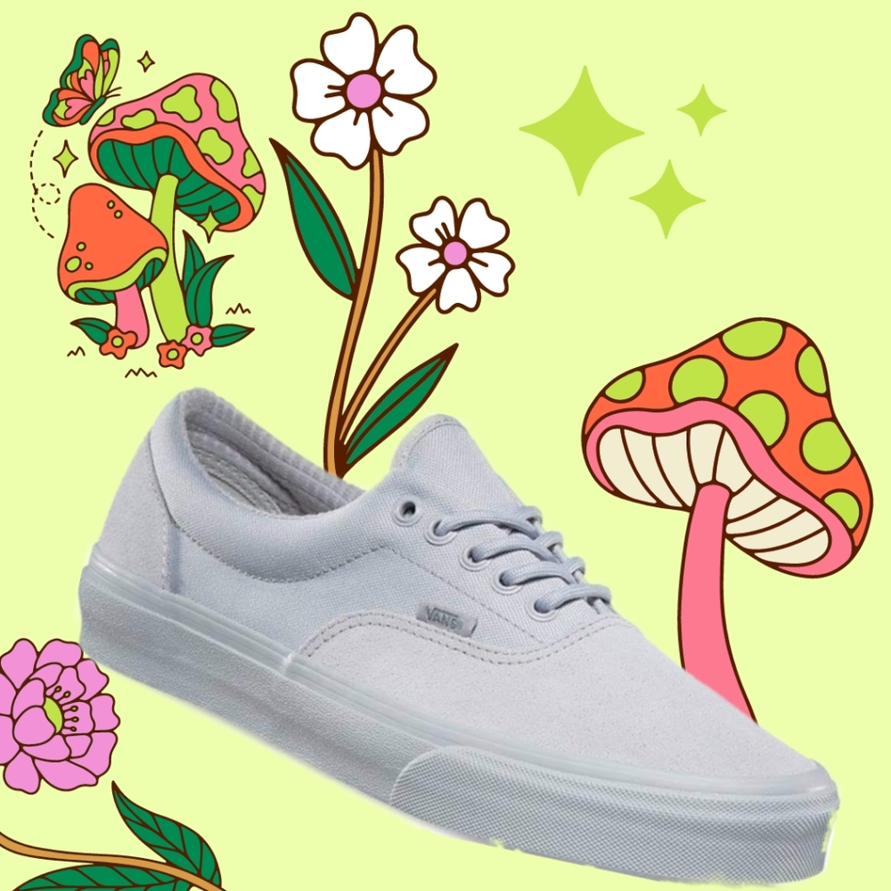 Vans Era Military Mono Micro Chip White Suede/Canvas '17 Men's Size 9 Men's 10
